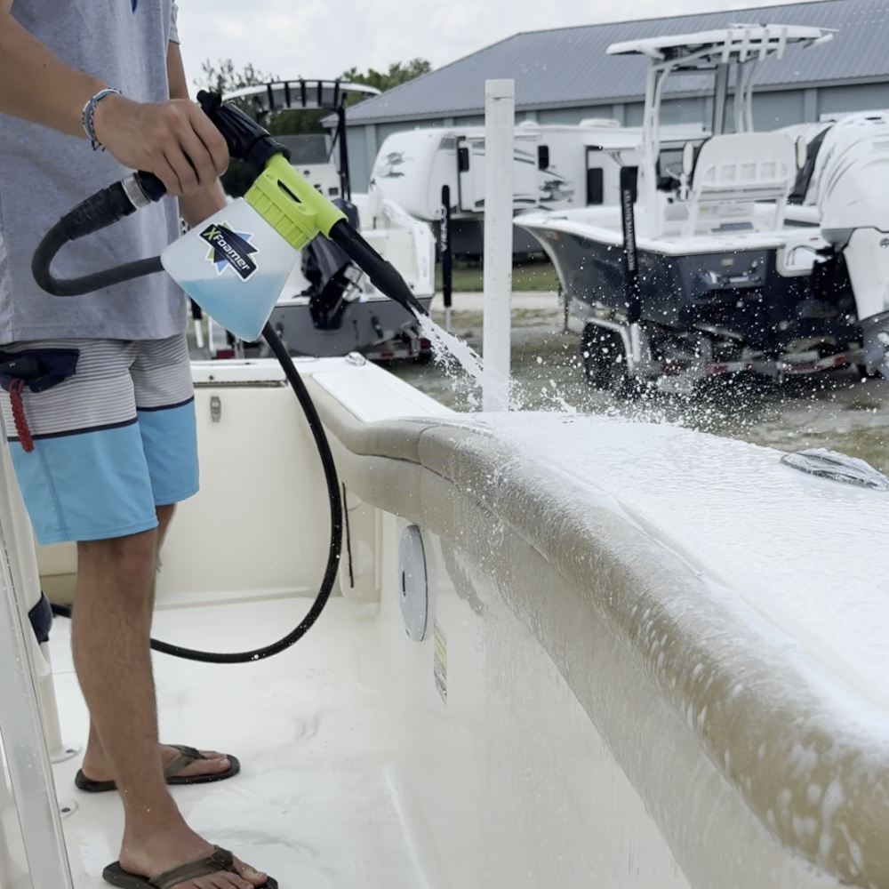X-Foamer Hose Foam Sprayer for Streak-Free Boat Wash