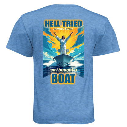 Heather Columbia Blue - BACK