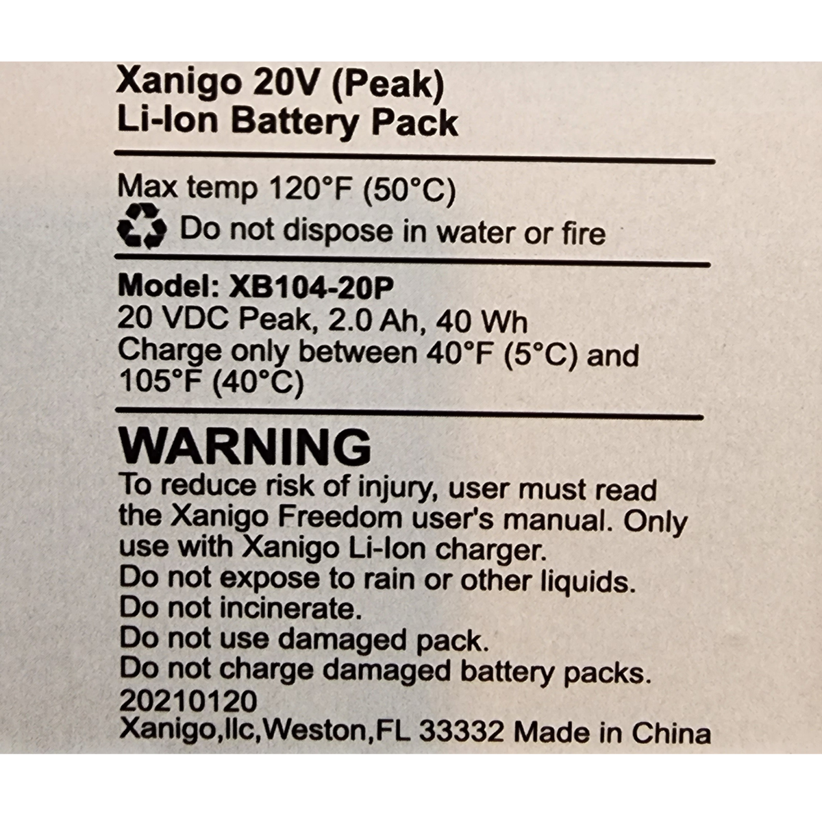 Freedom Atomizer Battery Pack