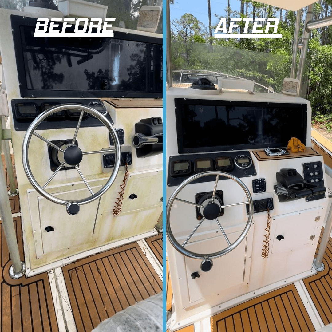 Easily Remove Boat Mold and Mildew with Marine 31 - Hobby Mechanic 